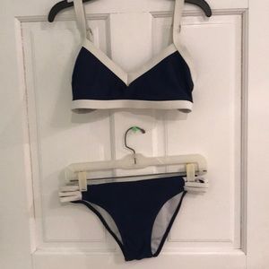 White and Blue Bikini